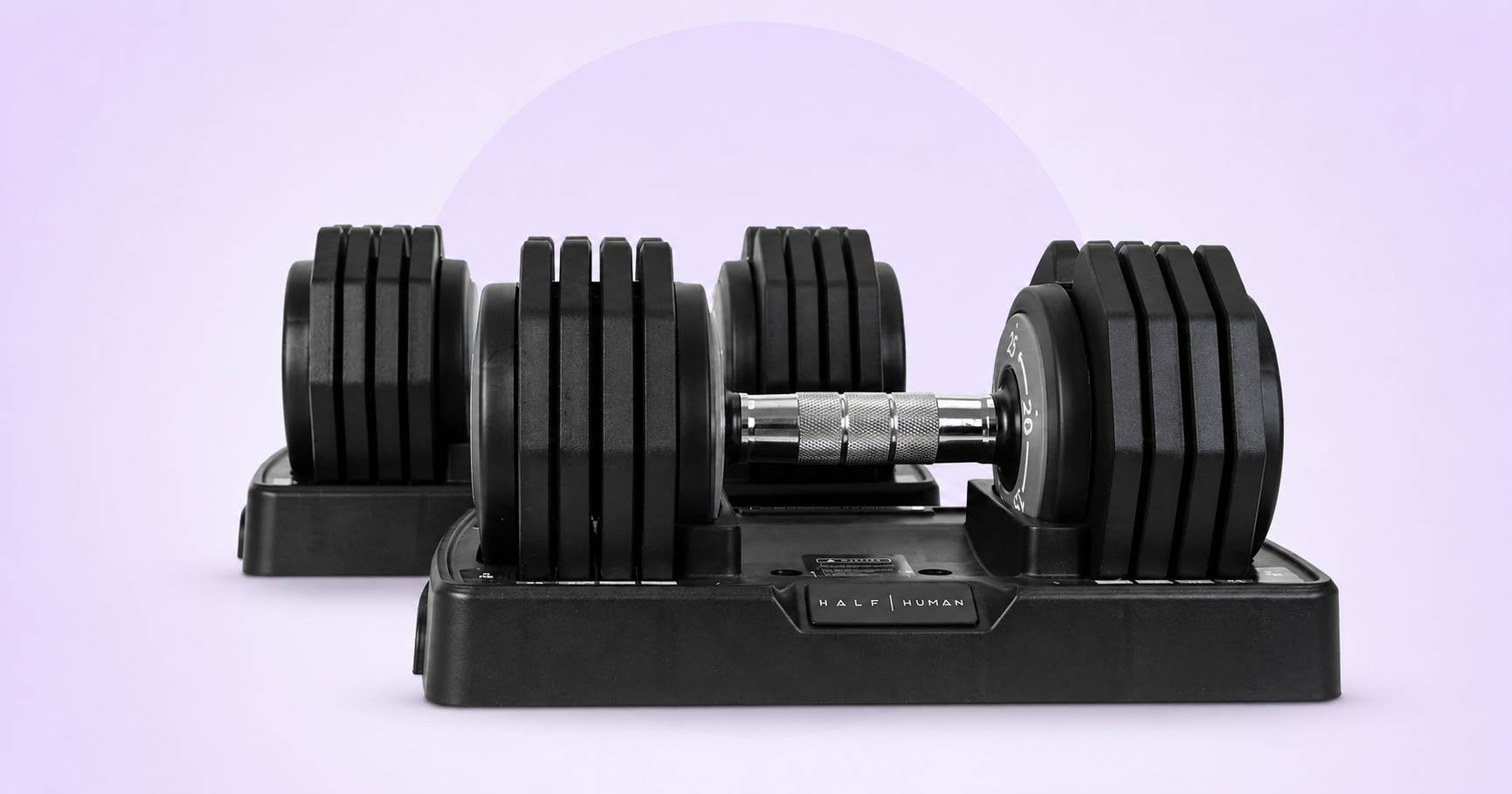 Half Human 25kg adjustable dumbbell set