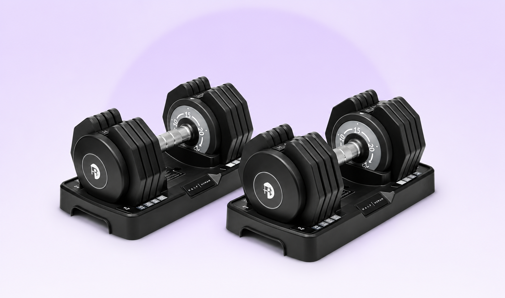 Half Human 10kg adjustable dumbbell set