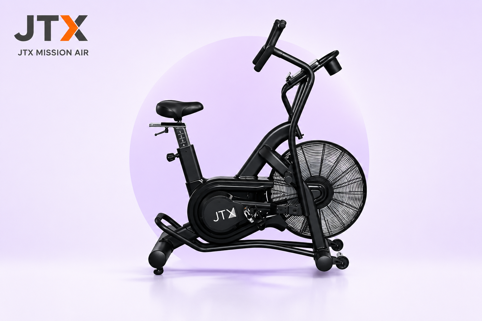 JTX Mission Air full-body fan bike with moving handlebars