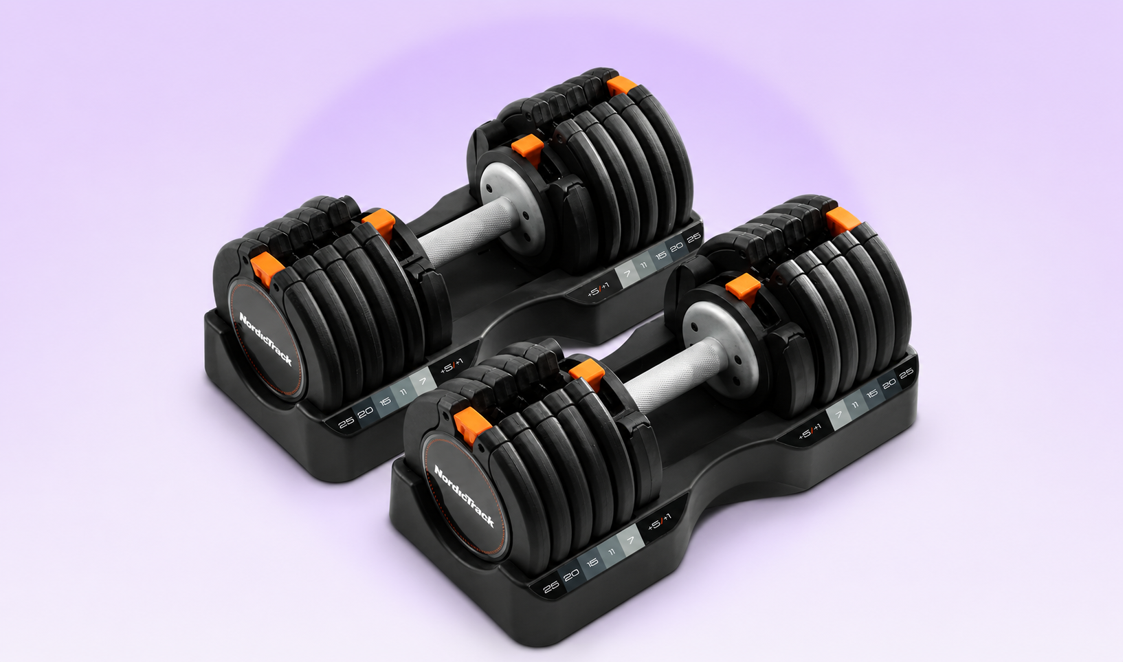 NordicTrack Select-a-Weight 25kg Dumbbells set