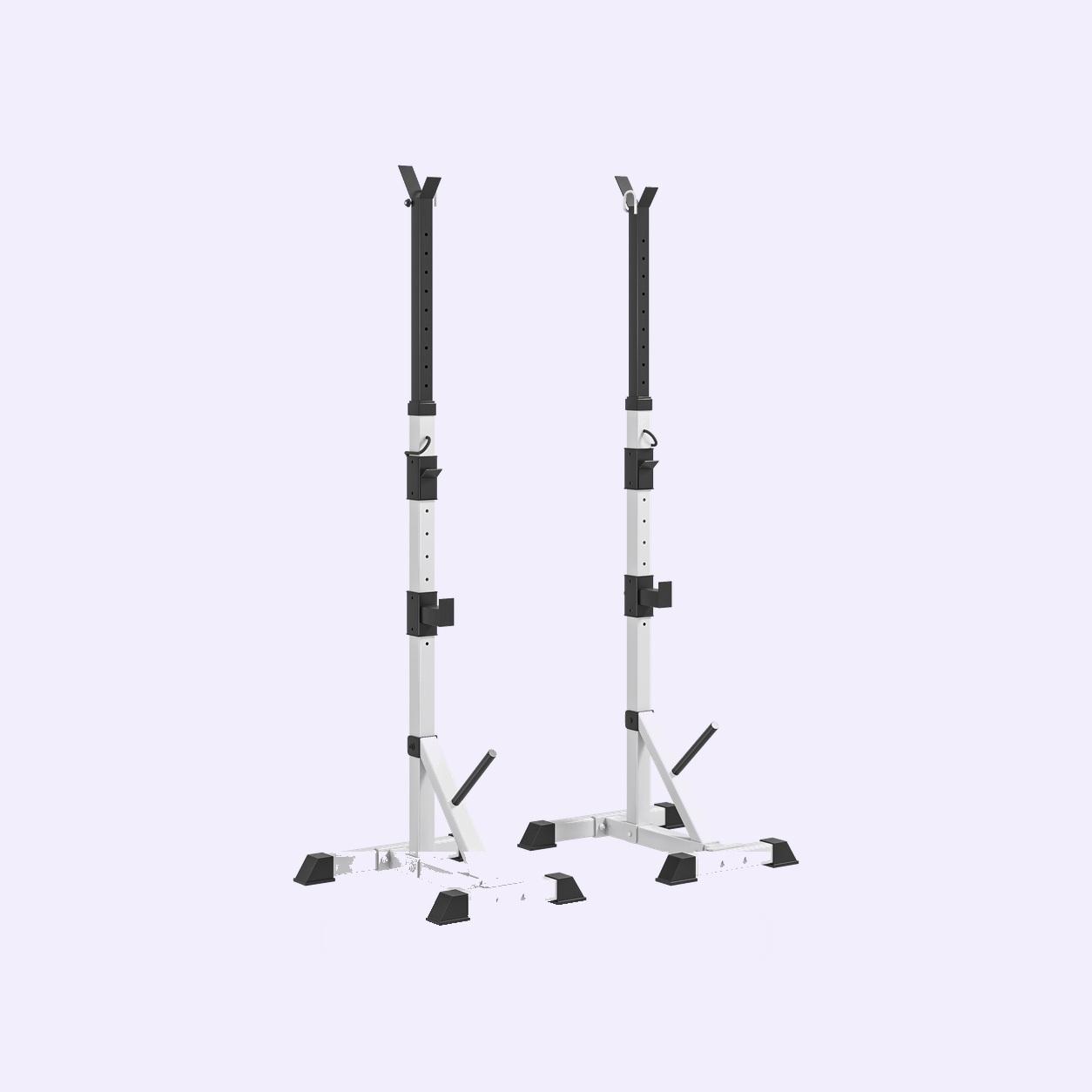 HOMCOM independent squat stands 200kg pair